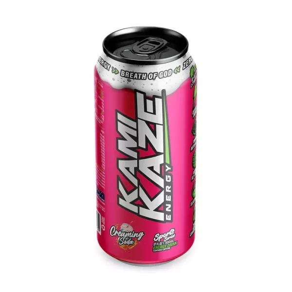 kamikaze energy creaming soda drink