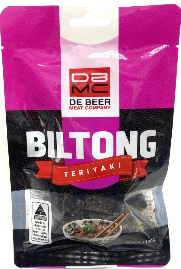 De Beer Meat Company 100G TERIYAKI jerky