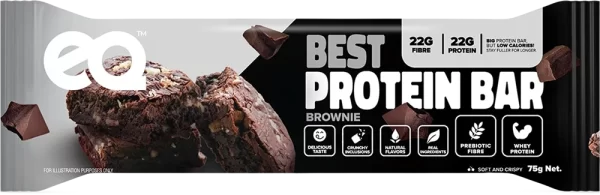 EQ Best Protein Bar 75g Brownie