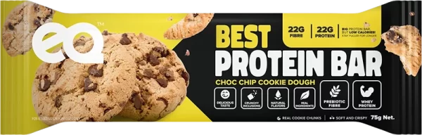 EQ Best Protein Bar 75g Choc Chip Cookie Dough