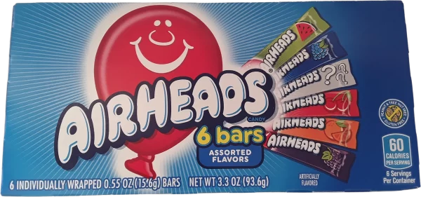 airheads 6 bars candy