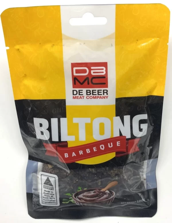 de beer biltong bbq beef jerky