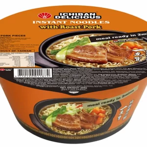 ichiban roast pork instant noodle bowl