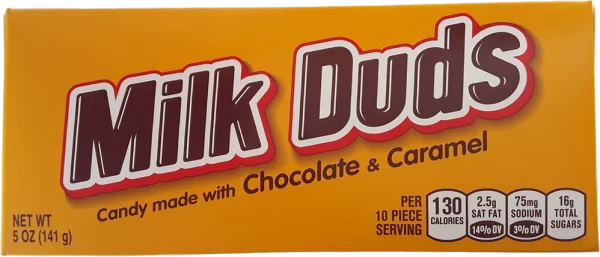 milk duds chocolate caramel