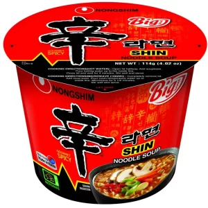 nongshim big bowl 114gr shin noodle soup