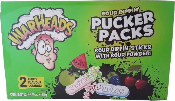 warheads pucker packs sour