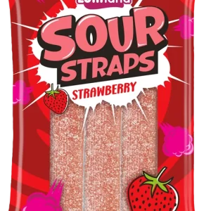 lolliland sour straps strawberry 160g