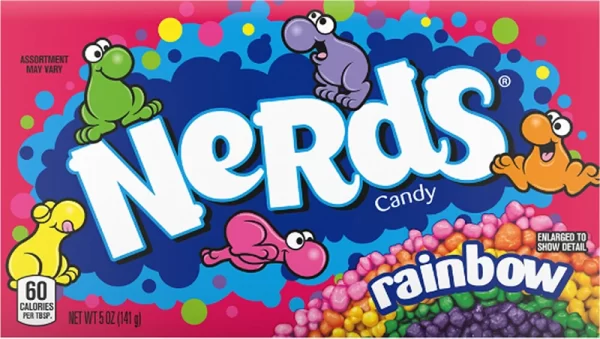 nerds rainbow concession box