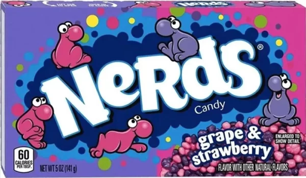 nerds strawberry grape concession box