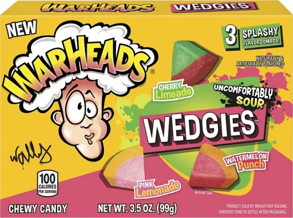 warheads wedgies sour chewy candy