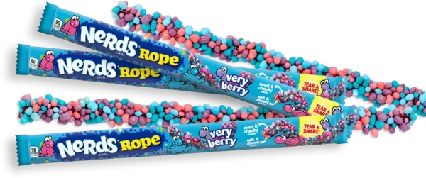 nerds very berry ropes