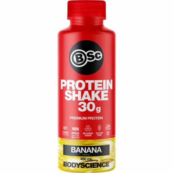 bsc protein shake banana drink