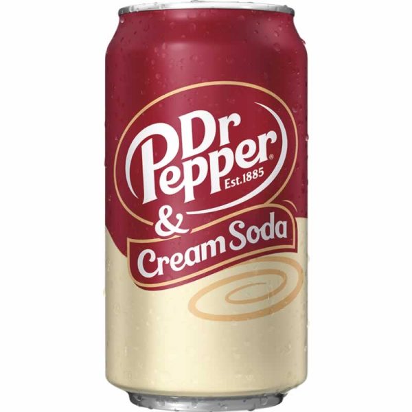 dr pepper creaming soda can