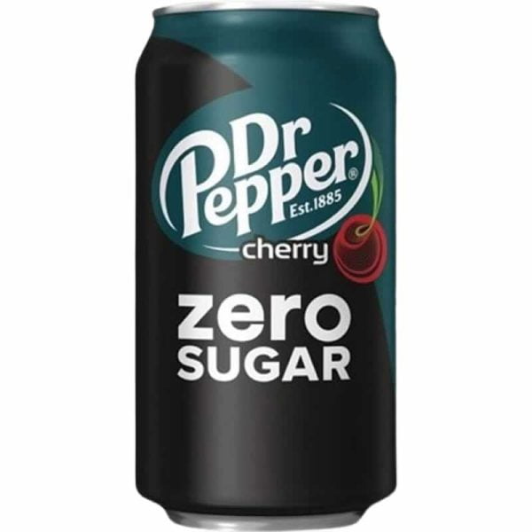 dr pepper cherry zero can