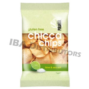 Piranha Chicca Chips Lime & Sea salt 75g