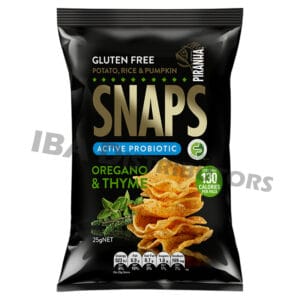 Piranha Snaps Oregano Thyme 25g