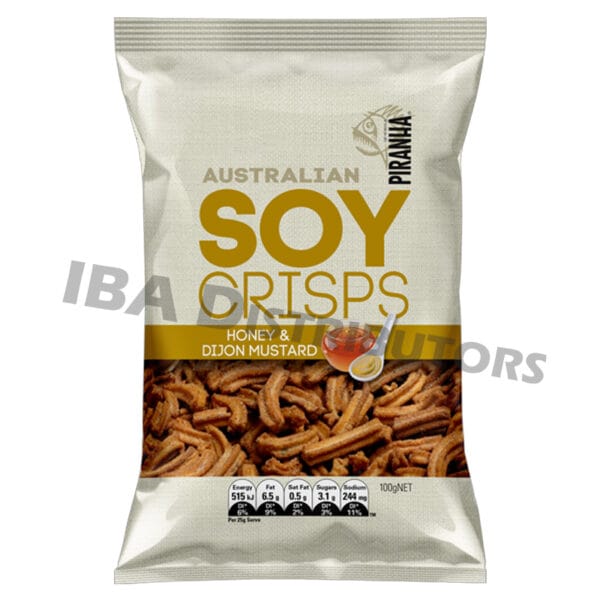 Piranha Soy Crisps Honey Dijon 100g