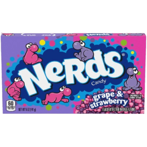 Wonka Nerds Staw/Grape Movie Box