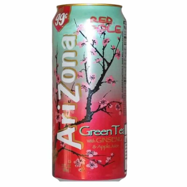 arizona red apple green tea ginseng apple juice