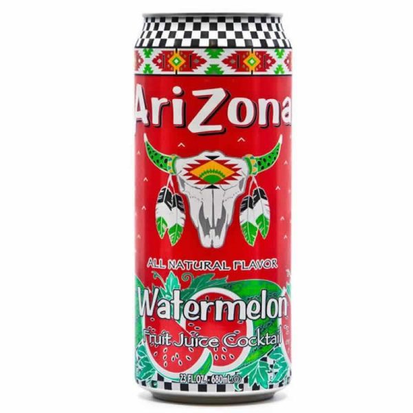 arizona watermelon iced tea drink