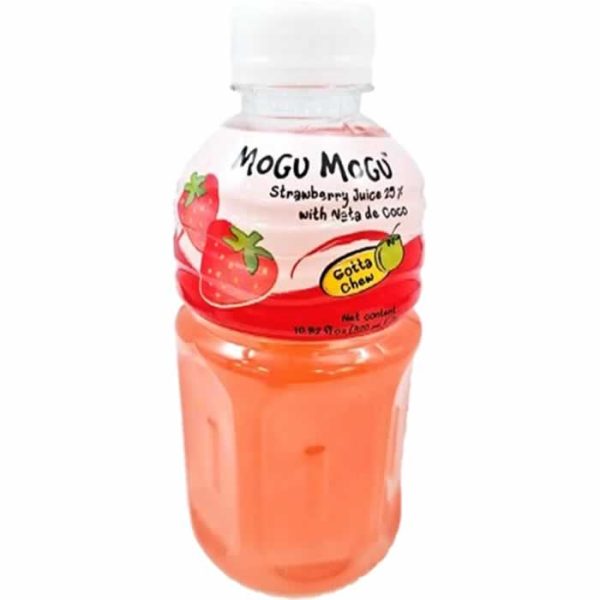 mogu mogu strawberry juice drink