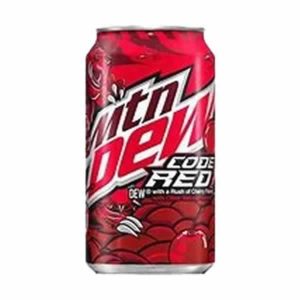 mtn dew code red drink