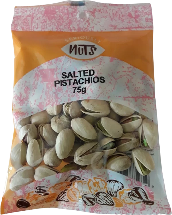 seriously nuts salted pistachios