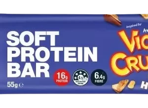 Body science protien bar violet crumble chocolate honeycomb 55g