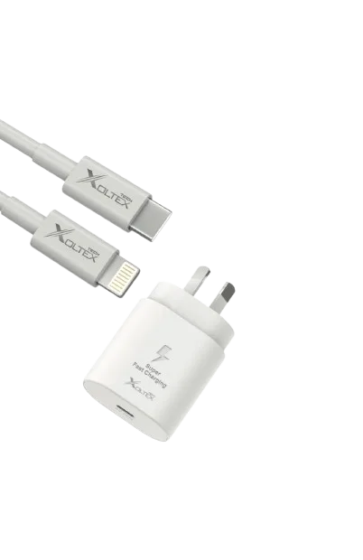 Xoltex wall charger c to lightning cable