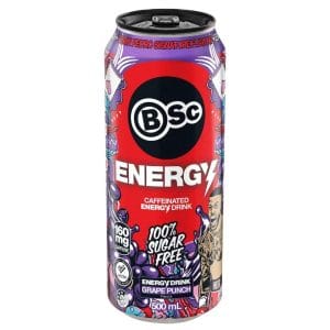 Bsc Energy Grape Punch 12x500mls
