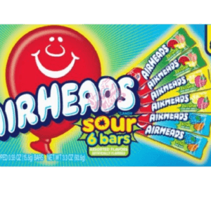 Airheads Sour 6 Assorted Flavours Movie Box12