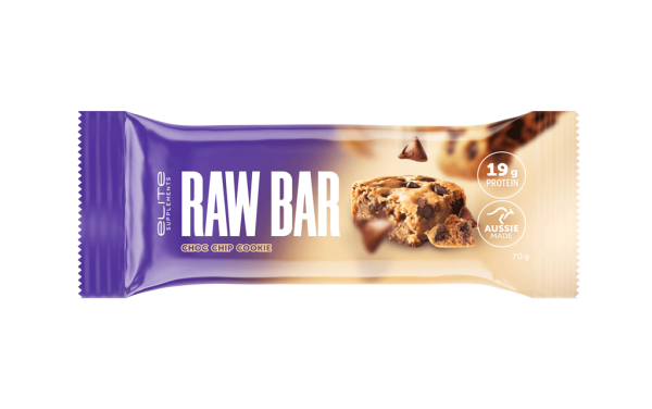 Elite Choc Chip Cookie Raw Bar