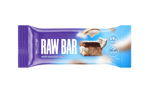 Elite Choc Coconut Slice Raw Bar