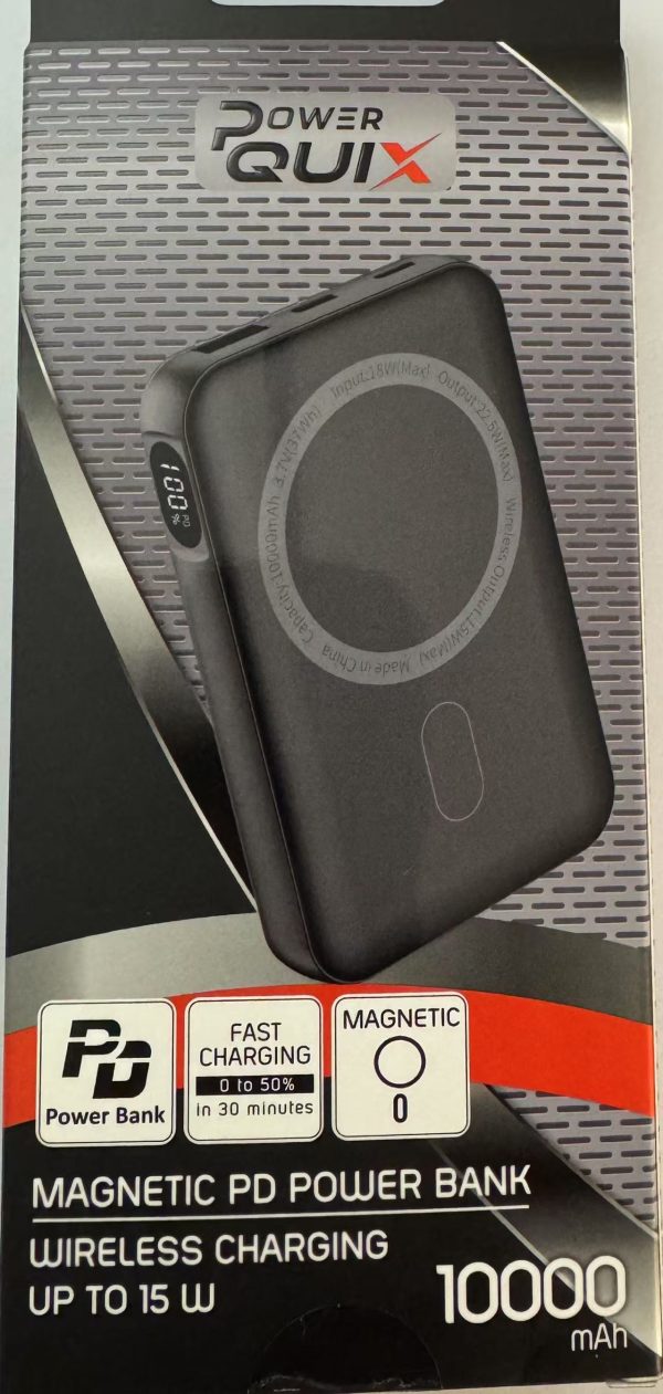 Power Quix Power Bank Magnetic10000 mAh