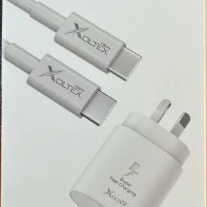 Xoltex Wall Charger type C to type C 1 mtr Cable