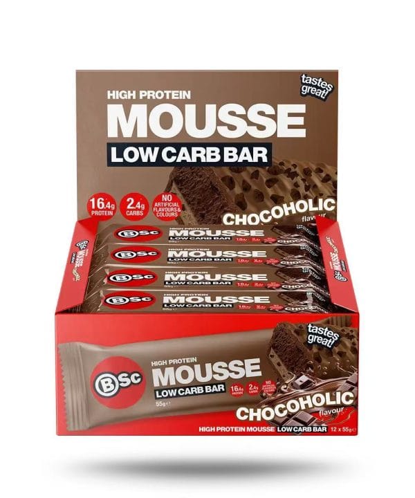 BSC Protein Mousse ChocoholicBar 12x55g