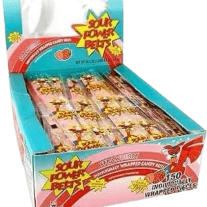 Sour power belts strawberry 150 pieces