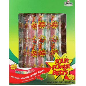 Sour power belts watermelon 150 pieces