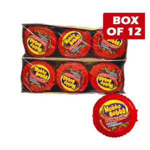 Hubba Bubba Bubble Tape Seriously Strawberry 56g * 12 Pack