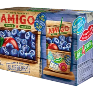 Amigo Blueberry Juice 8x200ml