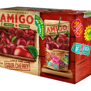 Amigo Sour Cherry &Apple juice 8x200ml
