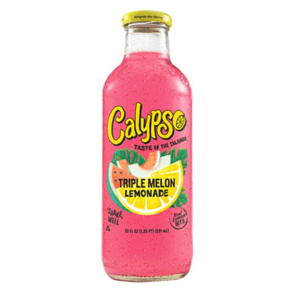 Calypso 473ml Glass Bottle Triple Melon Lemonade * 12