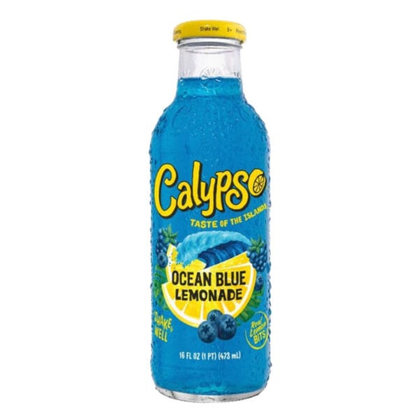 Calypso 473ml Glass Bottle Ocean Blue Lemonade * 12