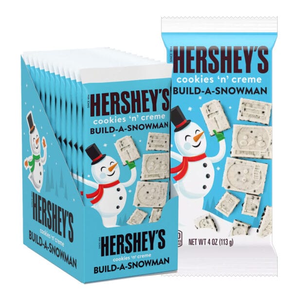 HERSHEY BUILD SNOWMAN 113G each