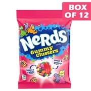 Nerds Gummy Cluster Rainbow Bag 85g * 12