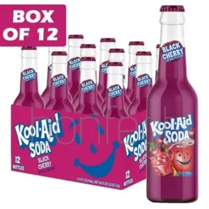 Kool-aid Glass Bottle Black Cherry 355ml * 12 Pack