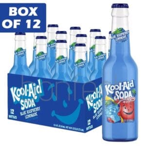 Kool-aid Glass Bottle Blue Raspberry 355ml * 12 Pack