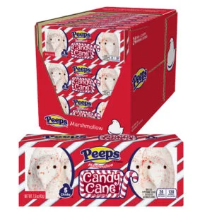 PEEPS 5CT CANDY CANE CHICS 24C