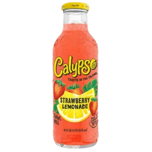 Calypso 473ml Glass Bottle Strawberry Lemonade * 12