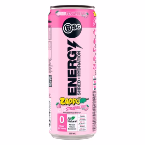 BSc Energy Shred Hydration 355ml Zappo Sour Strawberry(12)